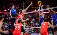女排世锦赛1/8决赛：中国女排1-3不敌法国，无缘8强